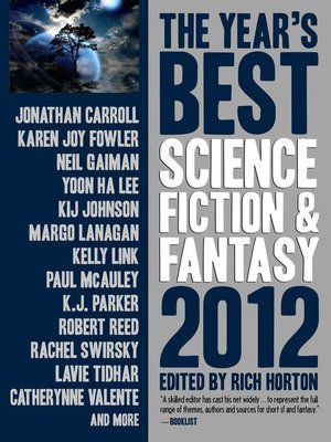 cover image of The Year's Best Science Fiction & Fantasy, 2012 Edition